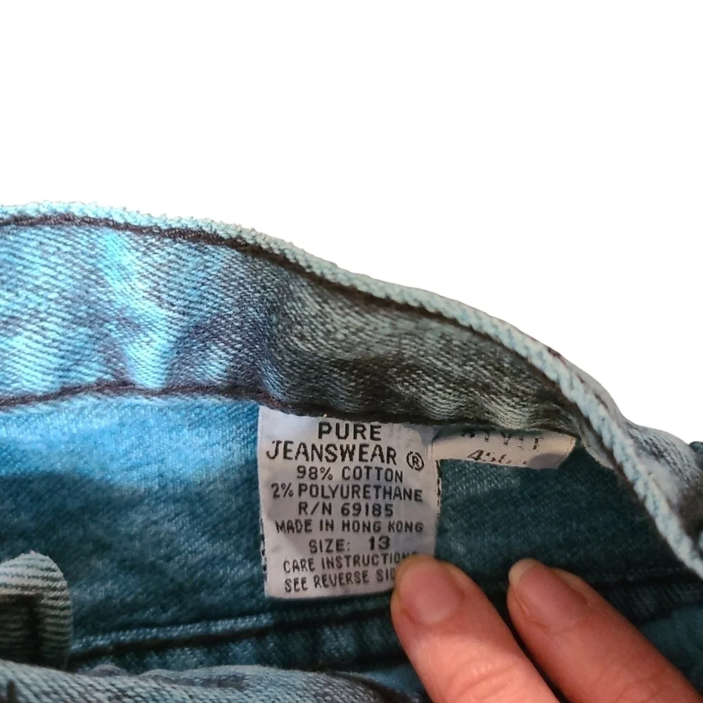 Purejeans Wear Acid Wash Jeans With Over Dye Modern Size 27